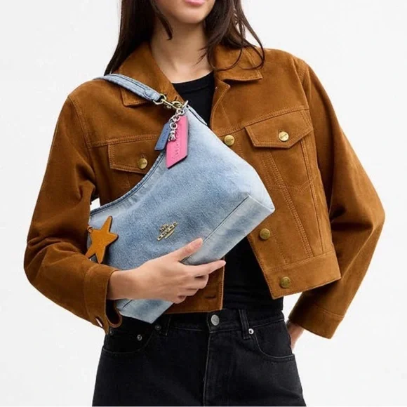 Sold. Coach Laurel in Loved denim bag with Charm. Authentic / NWT - Picture 10 of 10